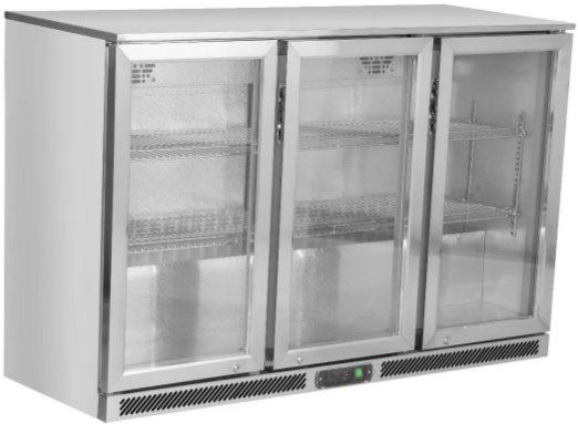 GN-320L || Stainless Steel Bar Cooler - 3 Door